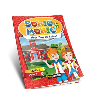 Sonic&Monic Level 1 Book 1 First Day at School